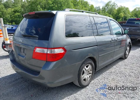 2007 Honda Odyssey Ex-L from USA, damaged, VIN 5FNRL38697B461993